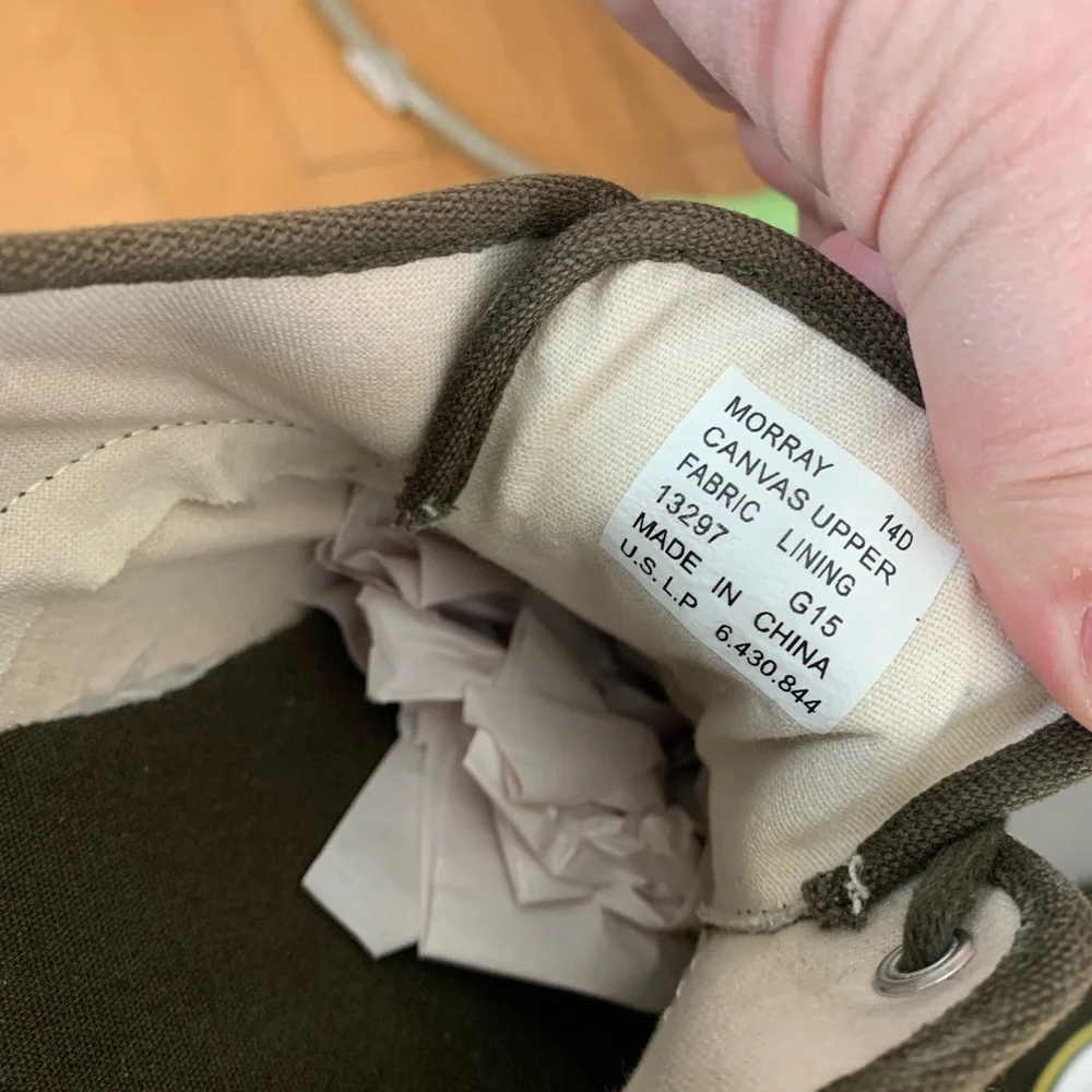 Men’s Polo by Ralph Lauren Morray Olive Canvas Lifestyle Shoes